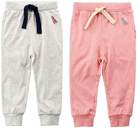 Teach Leanbh toddler cotton sweatpants with drawstring comfortable breathable