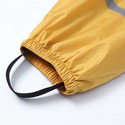 Waterproof Kids Rain Pants with suspenders 2-11 yrs