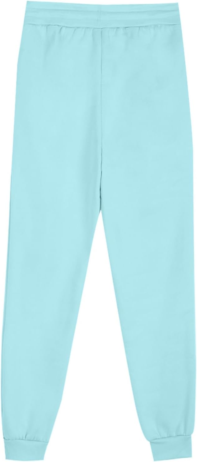 TANGNADE Fleece-Lined High-Waisted Thermal Womens Joggers
