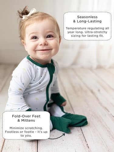 LittleHippo 2-Way ZipperRomper Soft Breathable Pajamas