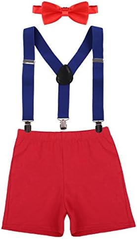 OwlFay Cake Smash Outfit for Baby Boys 3Pcs Set