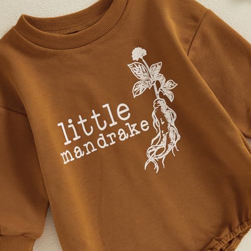 Halloween Unisex Baby Mandrake Romper