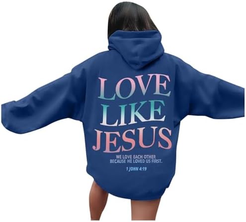 Love Like Jesus Hoodie - Womens Faithful Top
