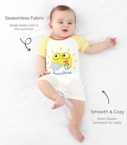 DREAMHALO Baby Boy Romper 2-Pack