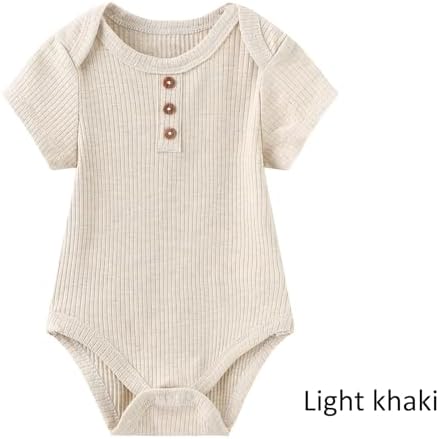 Ruliby Baby Bodysuitromo Girls Boys Outfit Soft Newborn Romper