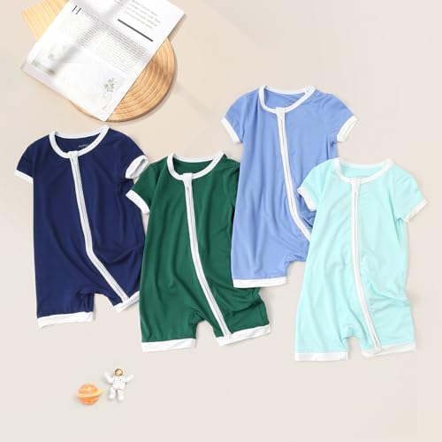 JunNeng Bamboo Romper for Newborn Boys