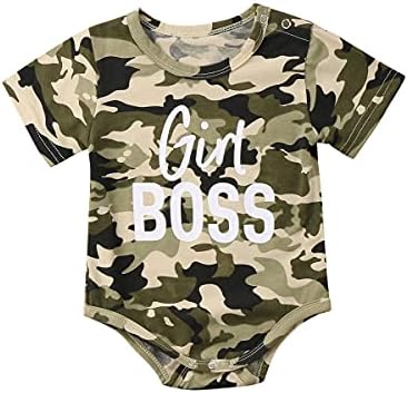 Adorable Toddler Letter Print Romper Set Boys Girls