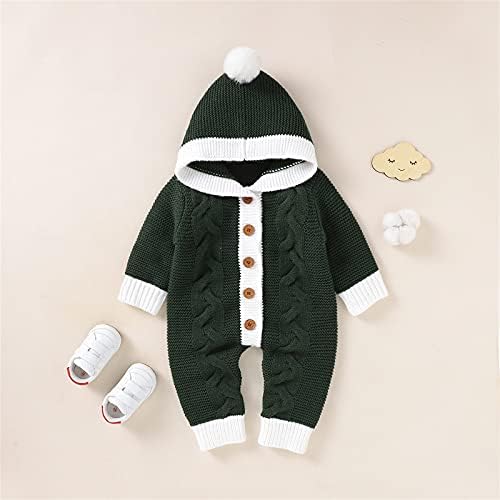 ToddlBy Christmas Romper Knit Jumpsuit for Baby Boys Girls