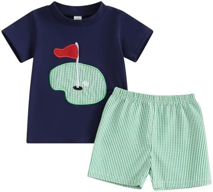 Cute Toddler Golf Outfit Baby Boys Golf Clothing for Summer