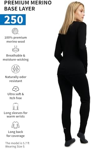 Stay Cozy Comfortable with Merinobase Womens Base Layer Set