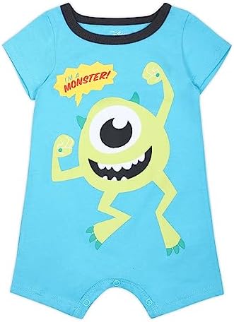 Mike and Sully 3-Pack Romper Set for Newborns