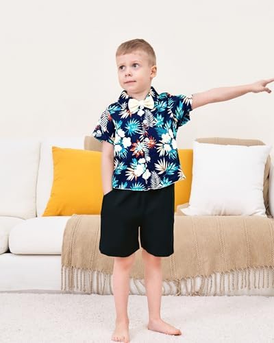 Stylish Toddler Boy Hawaiian Outfit for Summer
