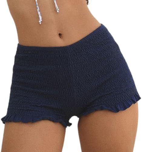 Navy Blue Boy Shorts Cute Trendy Denim Perfect for Every Look