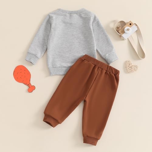 Amnnchya Toddler Boy Thanksgiving Outfit Set
