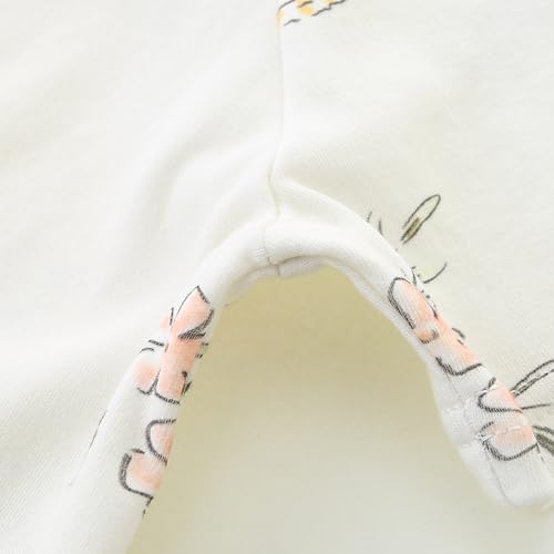 Double Zipper Cotton Romper for Baby Boys Girls Summer Outfit