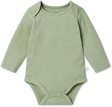 MORI Baby Unisex Long Sleeve Bodysuit - Soft and Comfortable