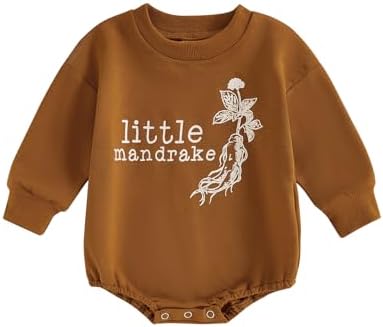 Halloween Unisex Baby Mandrake Romper