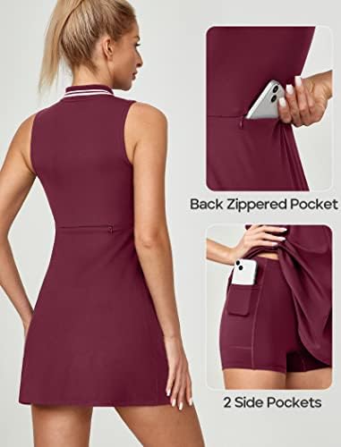 Ewedoos Golf Tennis Dress for Women with Shorts and Bra 1
