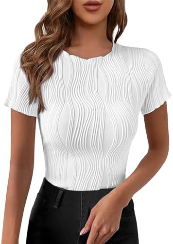 Sfascumop Womens 2025 Trendy Summer Tshirts