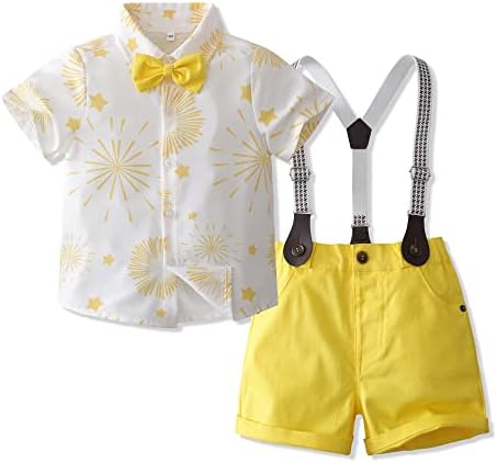 Tiepant Boys Fireworks Printed Summer Shorts