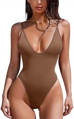 Breathe Easy Deep V Tummy Control Swimsuit