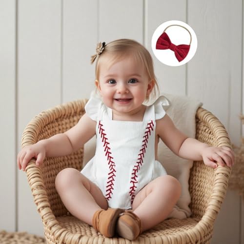Dewadbow Corduroy BaseballRomperInfant