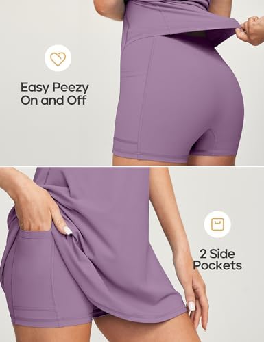 Heathyoga Womens Tennis Dress with Shorts Bra