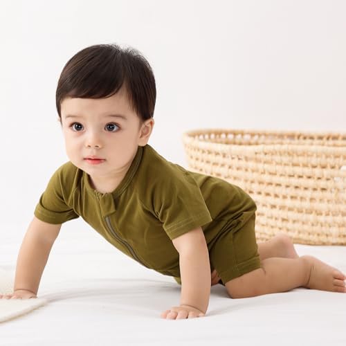BeVSlley 2-Piece Baby Romper Set for Boys and Girls