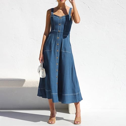 Sexy Bodycon Denim Dress for Women 2025 White