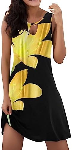 Vibrant Boho Summer Dress for Women -Casual Beach Swing Outfitters
