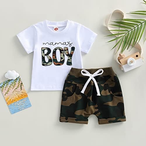 Springcmy Toddler Summer Outfit Set for Baby Boy