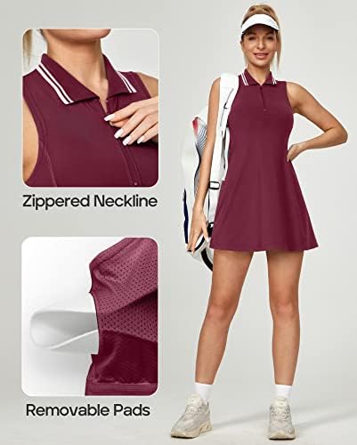 Ewedoos Golf Tennis Dress for Women with Shorts and Bra 1