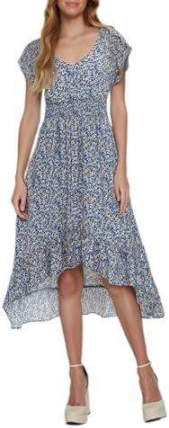 Floral Ruffle Sleeve Dress
