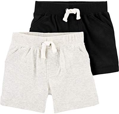 Premium 2-Pack cotton shorts for baby comfy and stylish