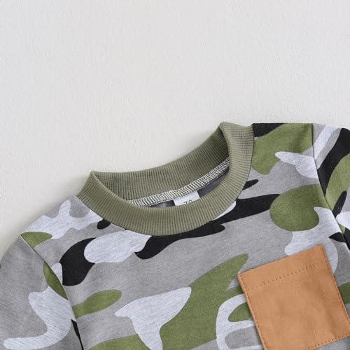 4th of July Toddler Boy Girl Camo Set