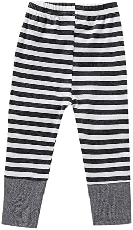 Striped Patchwork Pants for Little Ones
