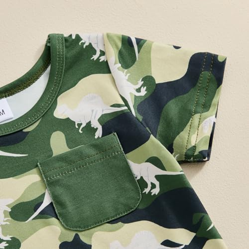 PUHHAPIEY Baby Boys tropical short sleeve t-shirt set