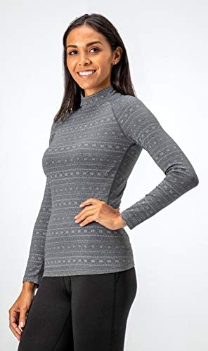 Devops Womens Thermal Long Sleeve Baselayer Micro Fleece