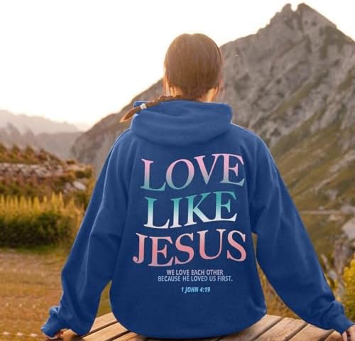 Love Like Jesus Hoodie - Womens Faithful Top