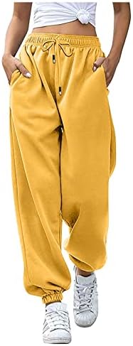 Warm Stretchy Womens Sweatpants for Winter
