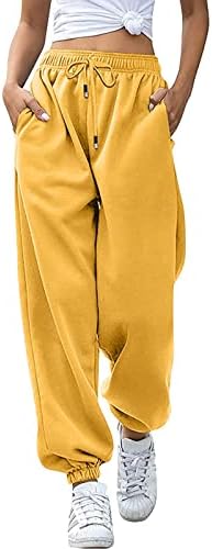 Warm Stretchy Womens Sweatpants for Winter