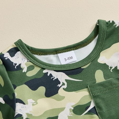 PUHHAPIEY Baby Boys tropical short sleeve t-shirt set