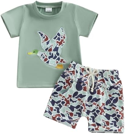 Mallard Duck Toddler Hunting Set Style Camo Shorts for Boys