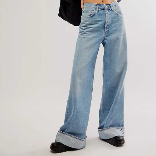 Vintage Wide Leg Barrel Jeans