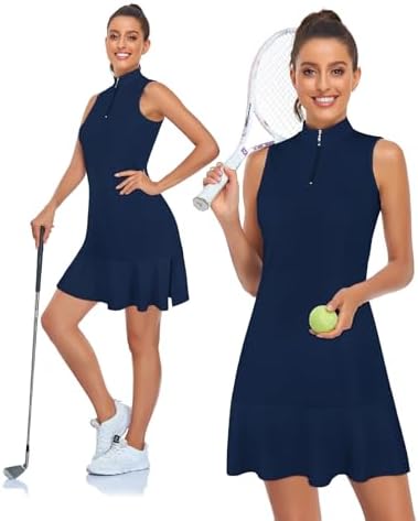 Cucuchy Style Womens Golf Dress Flowy Stretchy and chic for Sports