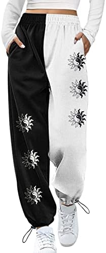 Joucful sweatpants for teenage girls Baggy high-waisted with pockets