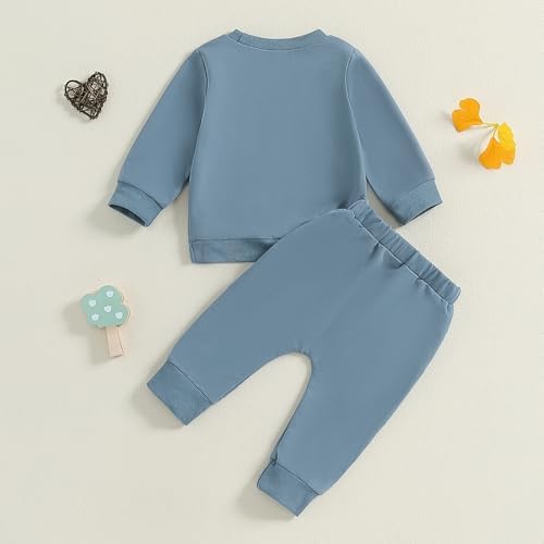 Kaipiclos Toddler Boys Embroidered Fall Clothing Set - Cozy Fashionable