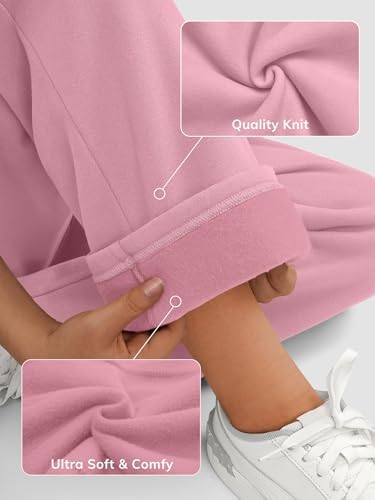 ATHMILE Women Sweatpants 2025 Fleece Lined Wide Leg Joggers