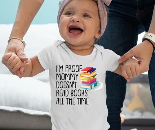 Proof Mommy Doesnt Read Books Too Frequently Newborn Romper
