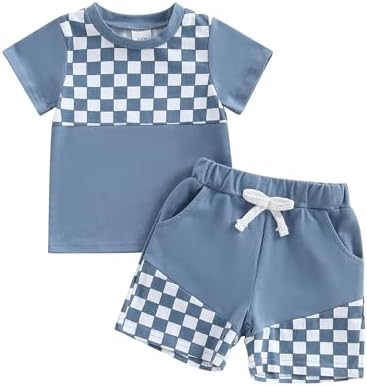 Aifawile Baby Boy Summer Short Sleeve T-Shirt Shorts Set